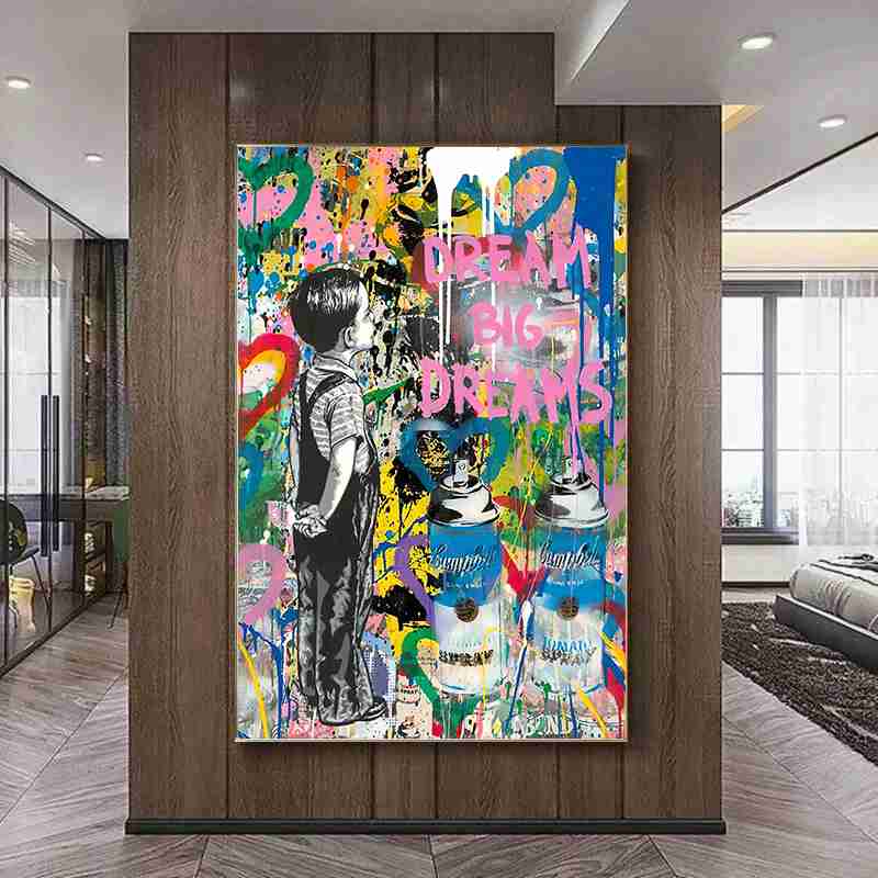 Dream Big Dreams - Banksy