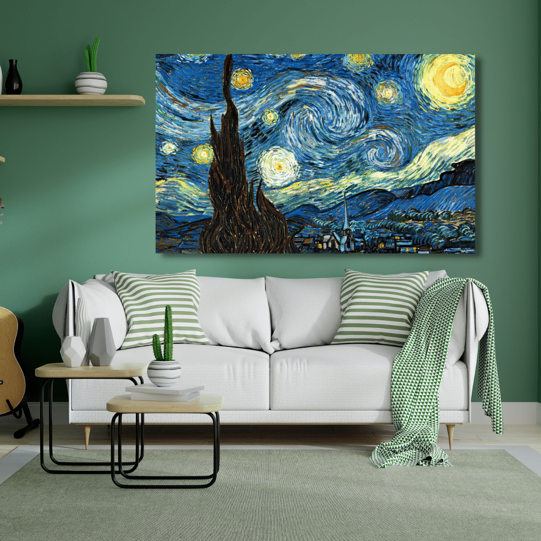 Starry night printing canvas canvas van gogh