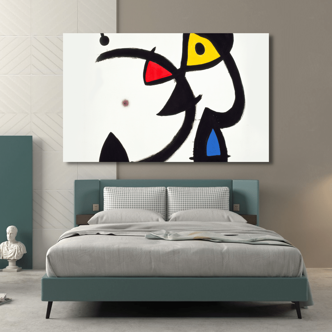 Clear abstractionism miro print canvas canvas