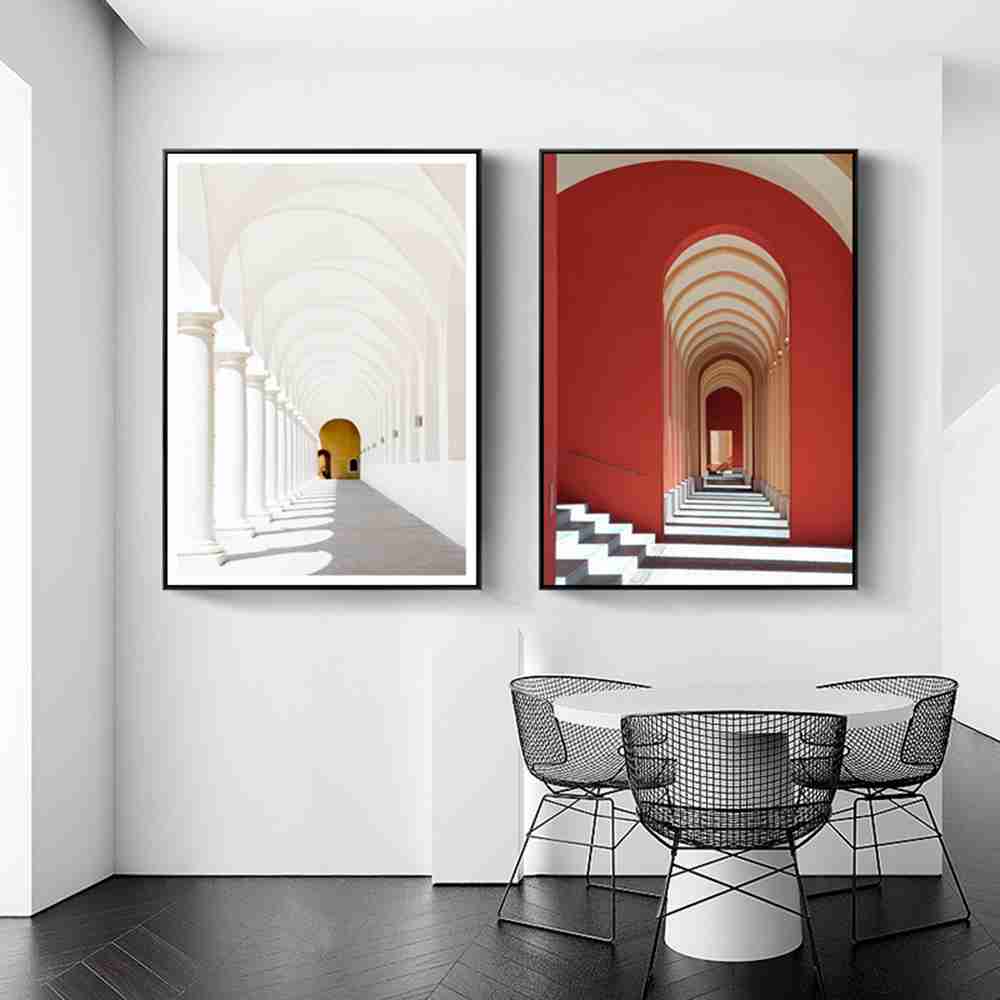 Bianco e Rosso Moderno