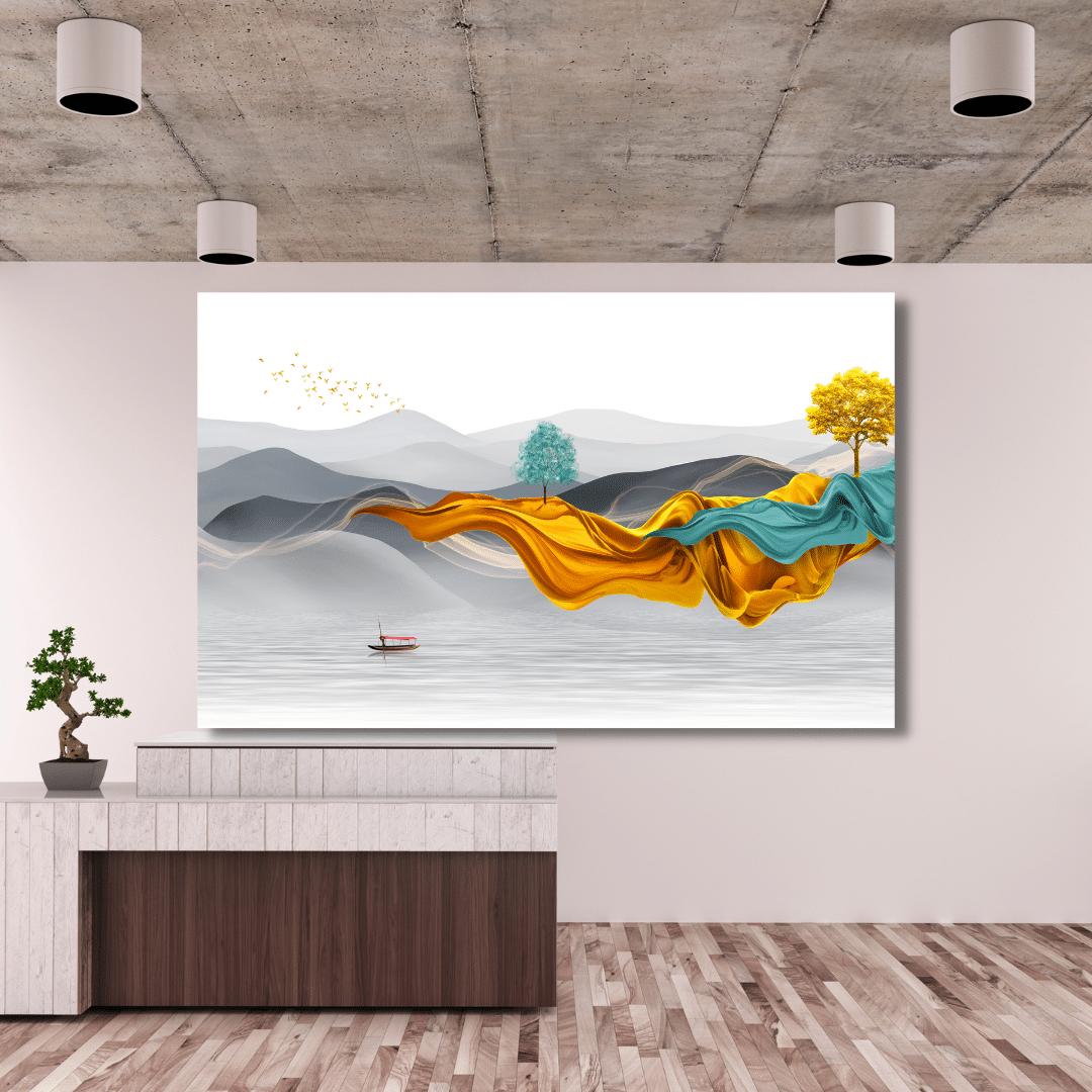 Golden landscape