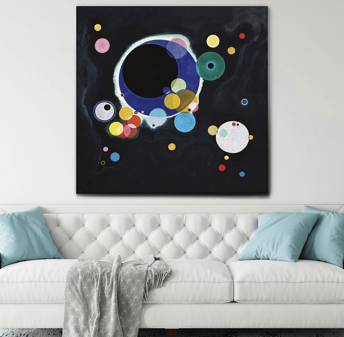 Some circles - Vassily Kandinsky