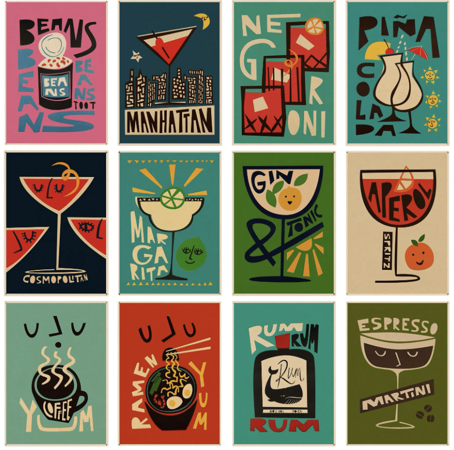 Various drinks