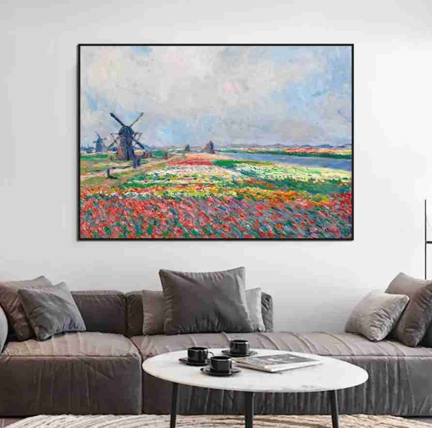 Field near Hague - Monet