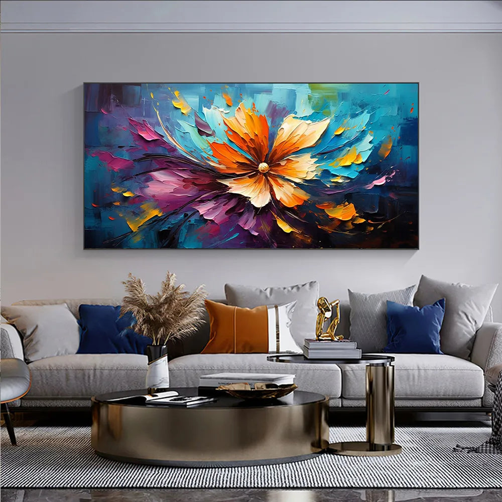 Colored flower
