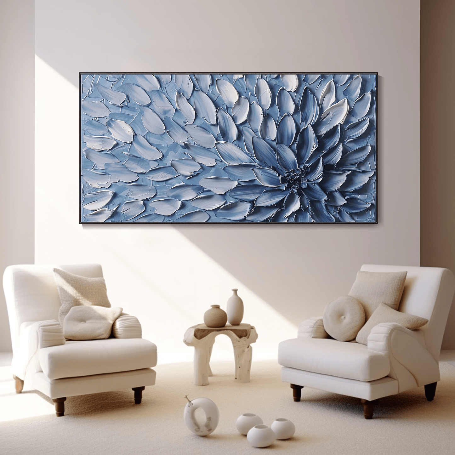 Blue petals