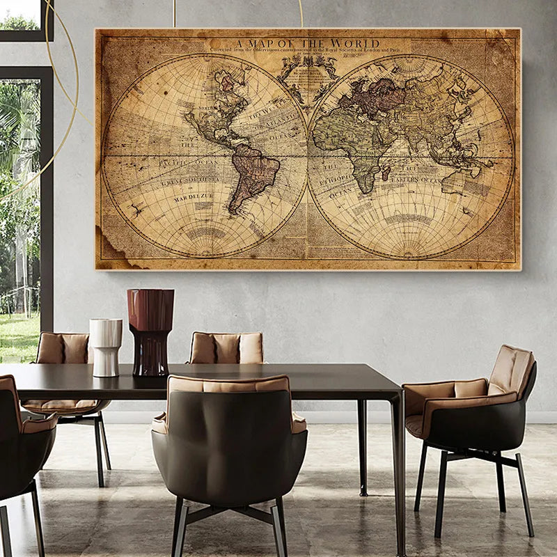 Mappa del Mondo old
