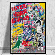 Never Give Up - Banksy