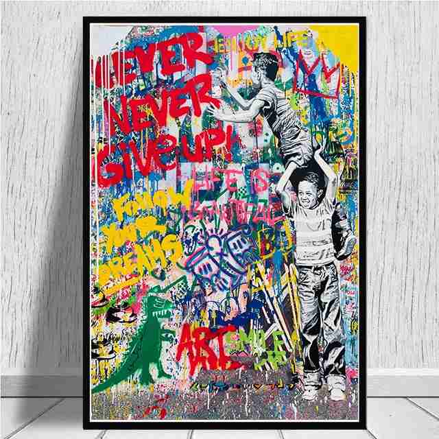 Never Give Up - Banksy