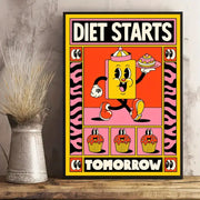 Diet starts tomorrow