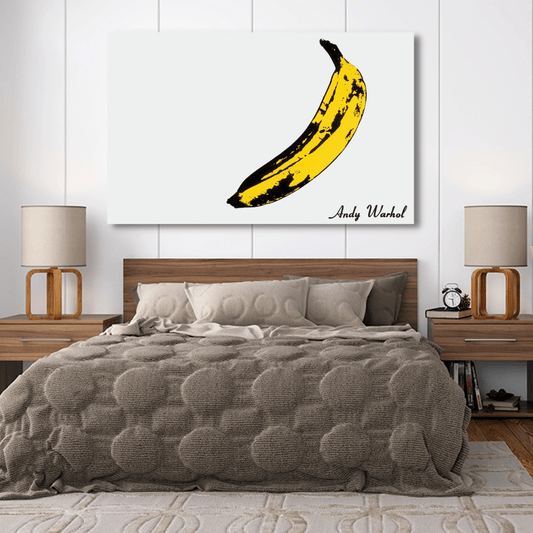 Banana di Andy Warhol Stampa Tela Canvas