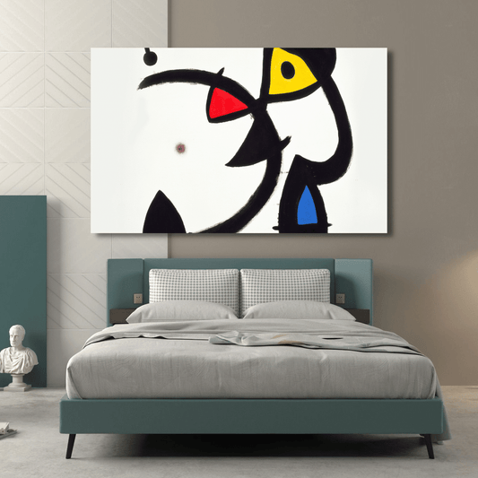 Clear abstractionism miro print canvas canvas