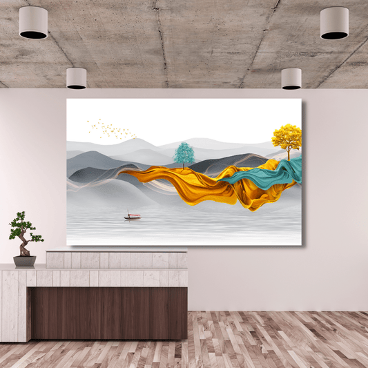 Golden landscape