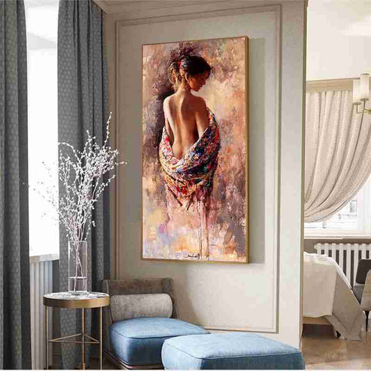 Girl painting