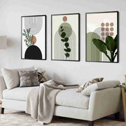 Piante Verdi moderne - Set 3 Pezzi