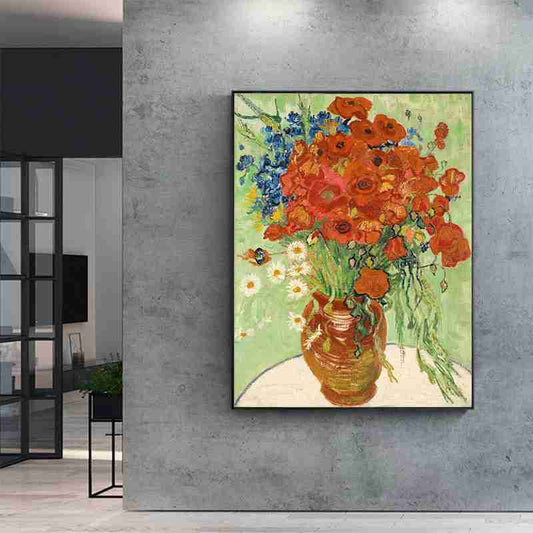 Vaso con Margherite e Papaveri - Van Gogh