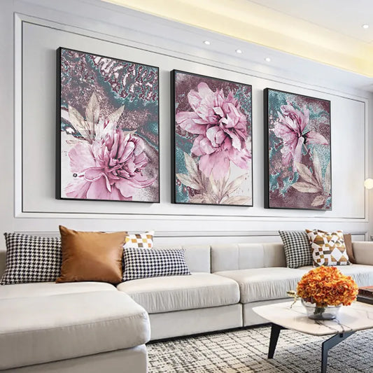 Peonie pink 3 pieces set