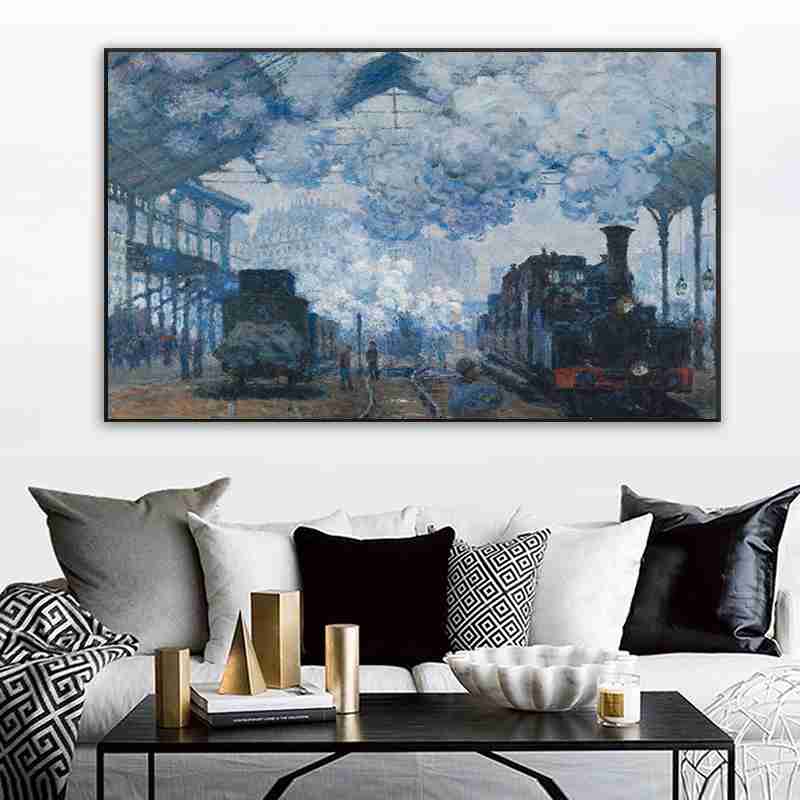 La Gare Saint-Lazare - Claude Monet