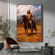 Indiano a cavallo