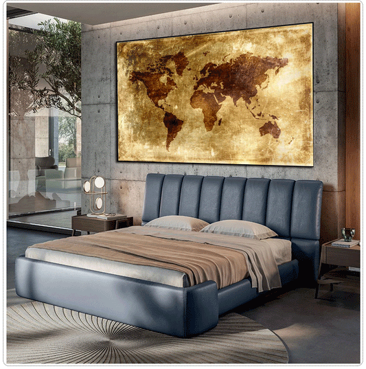 Vintage world map