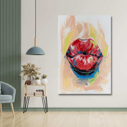 Abstract kiss