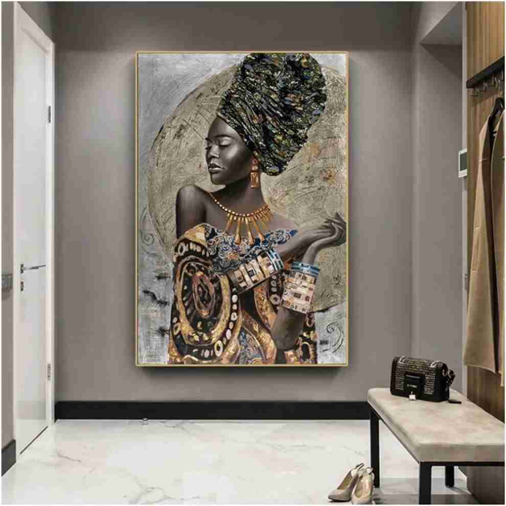 African Woman Graffiti