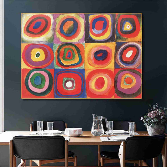 Abstract red circle