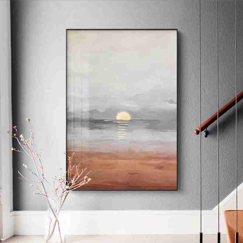 Dipinto di Tramonto sul Mare