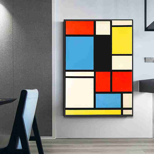 Composizione con Blu, Rosso e Giallo - Piet Mondrian