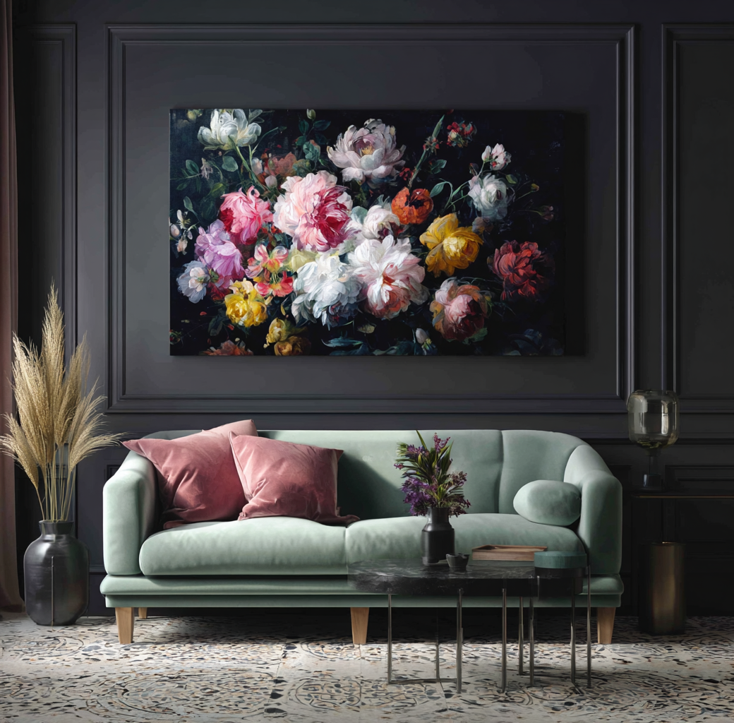 Bouquet di fiori rosa