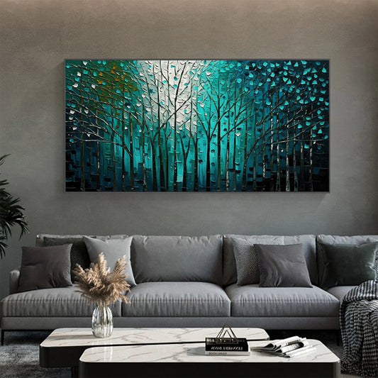 Foresta su tela