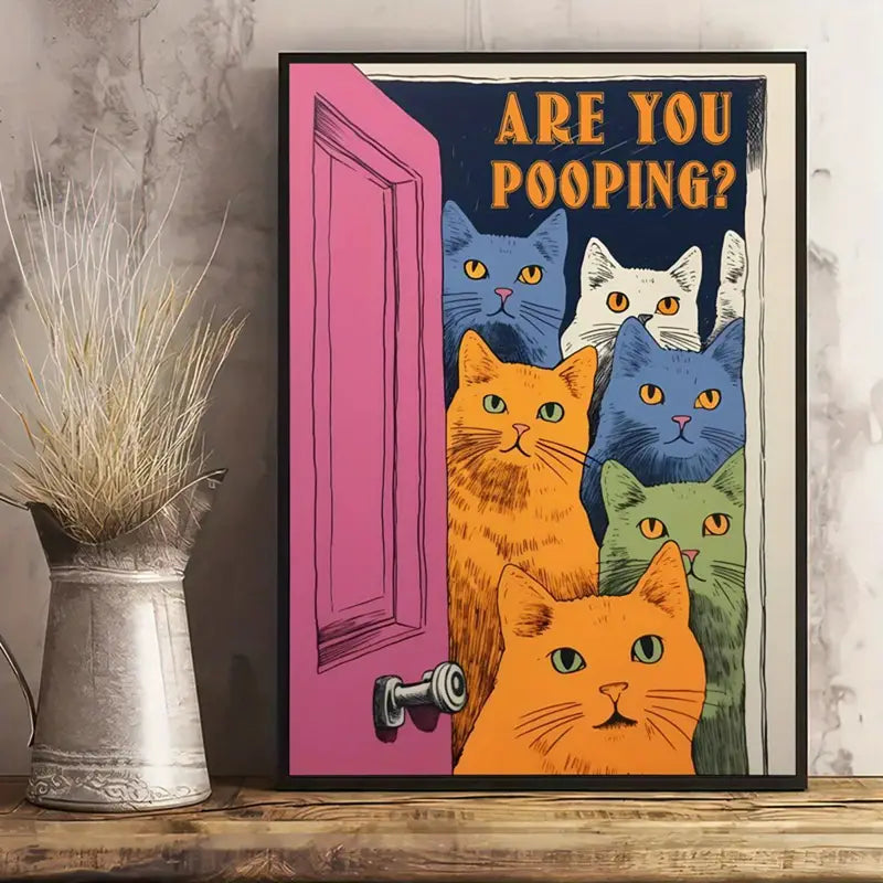 Gattini Pooping