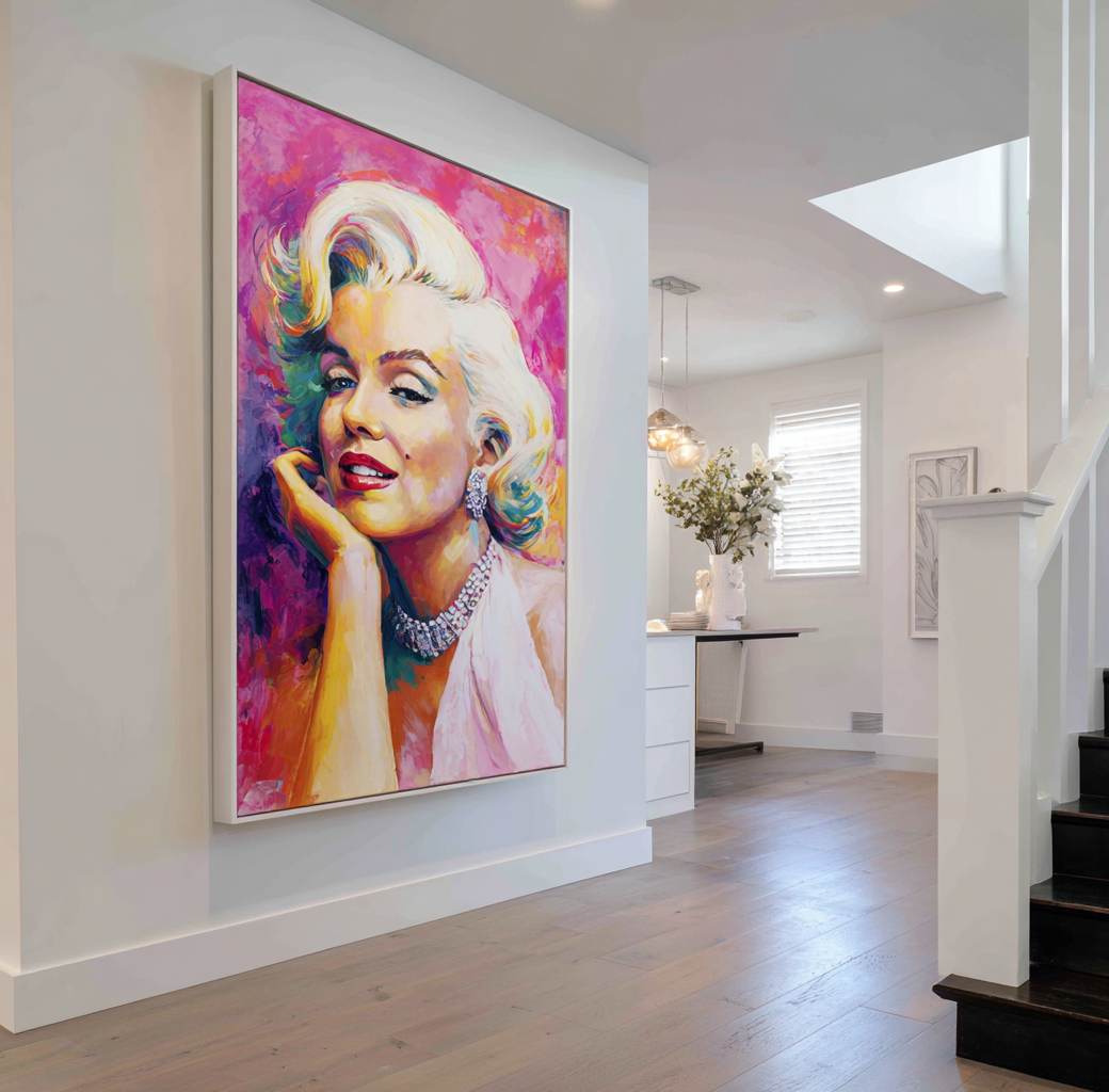 Marilyn tra le ombre rosa
