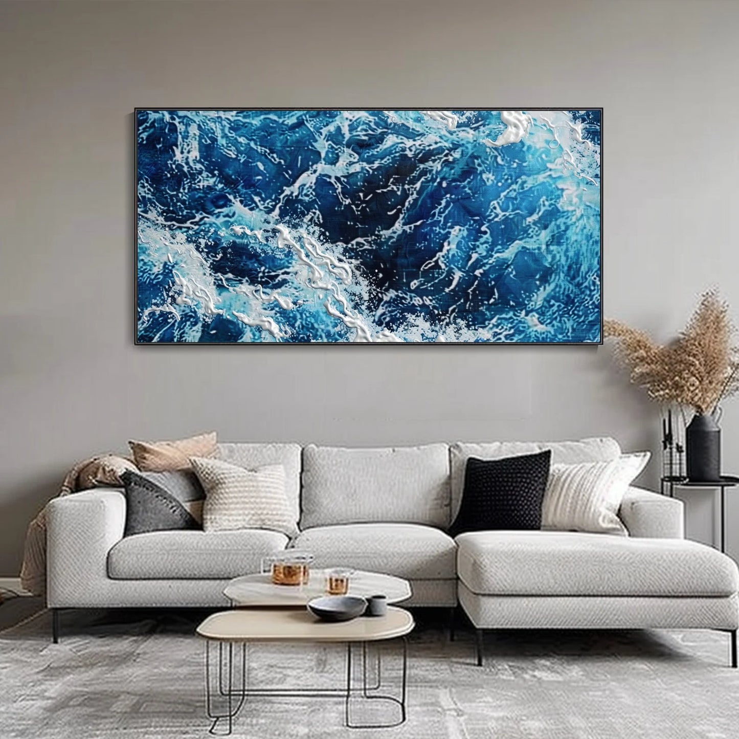 Deep blue ocean