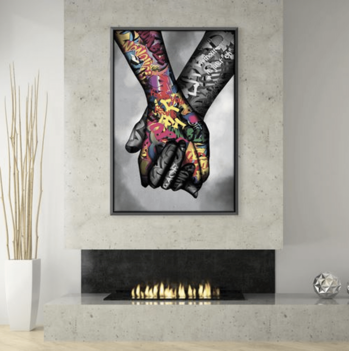Mano nella mano - Graffiti Banksy