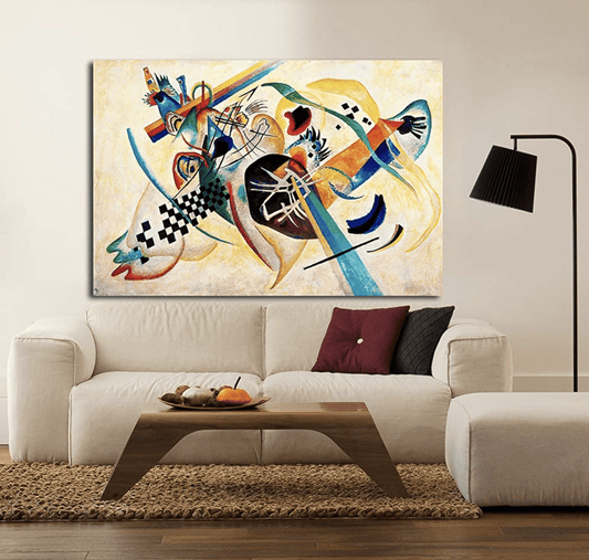 Composition on white - Vassily Kandinsky