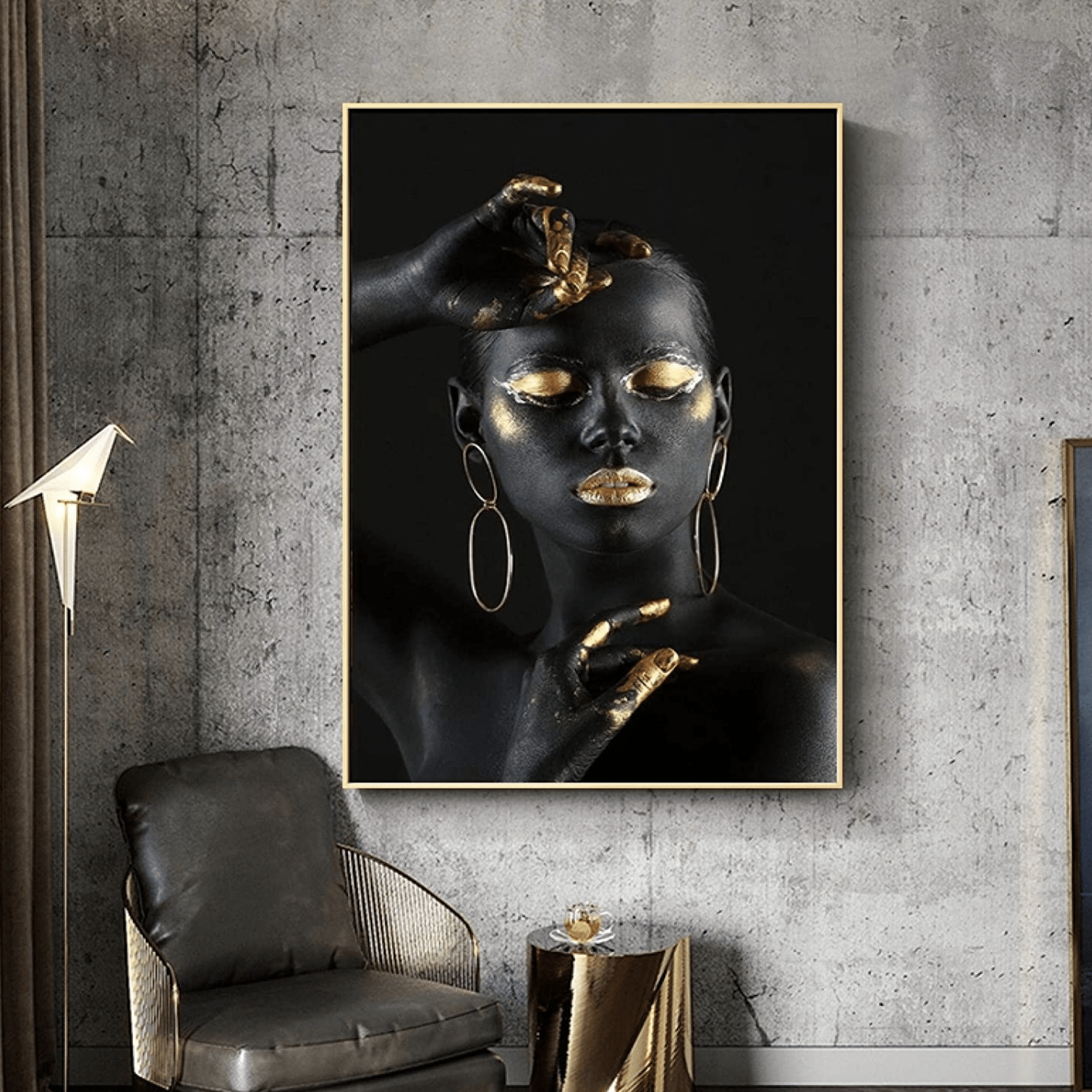 Donna Africana riflettente