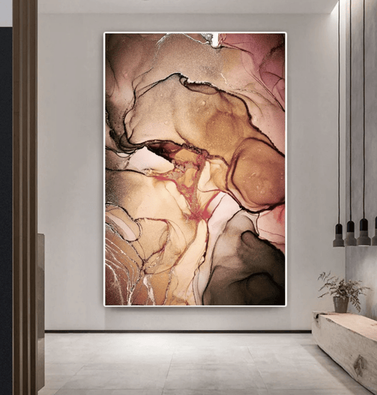 Pink marble