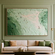Frammento Verde Astratta