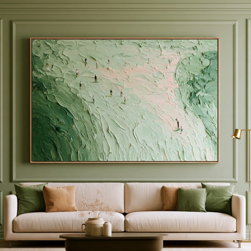 Frammento Verde Astratta