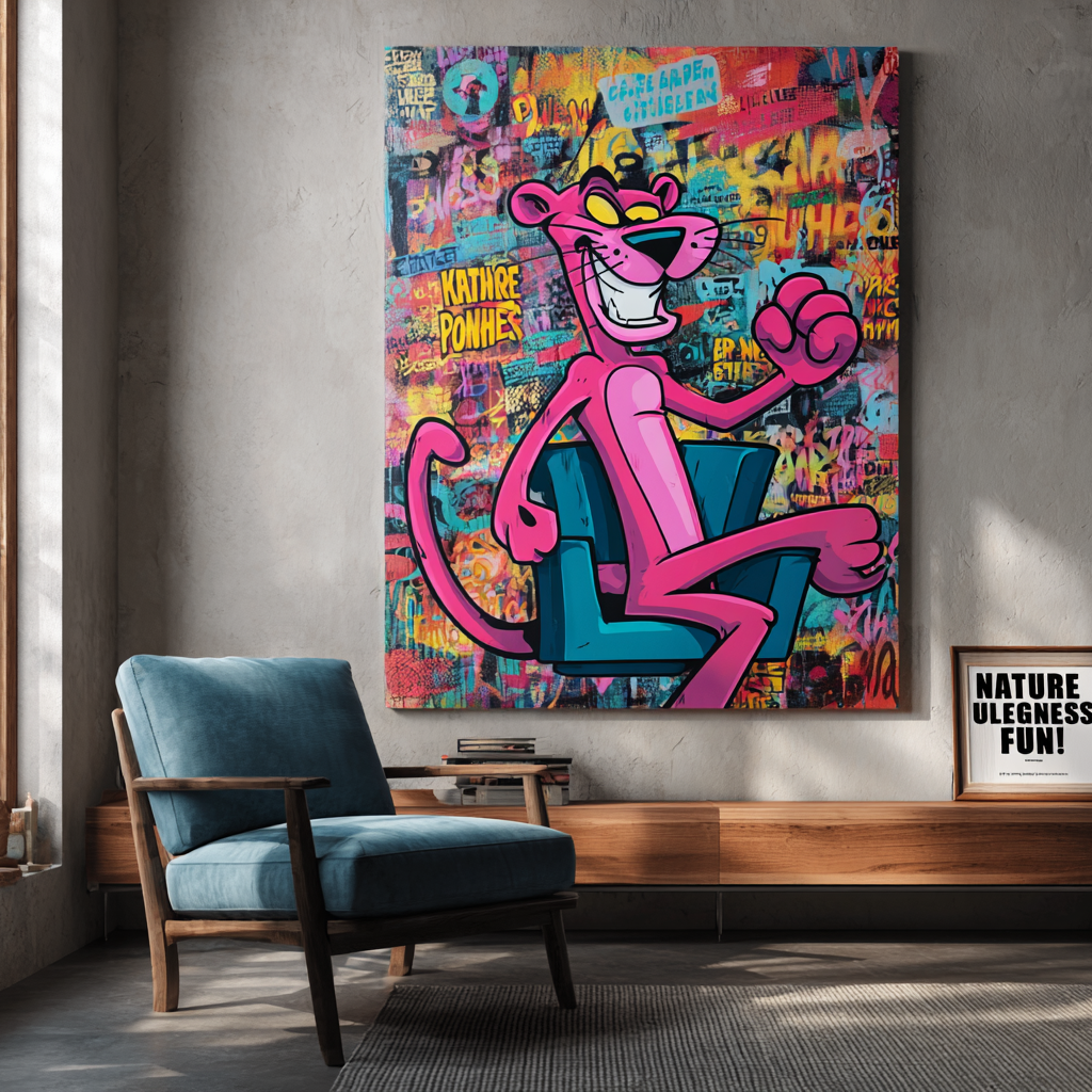 Pantera Rosa Pop Art