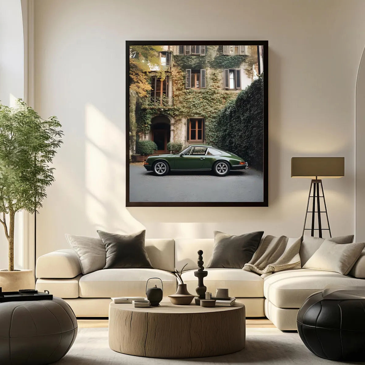 Porsche Green Vintage