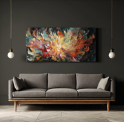 Pennellate di petali arcobaleno